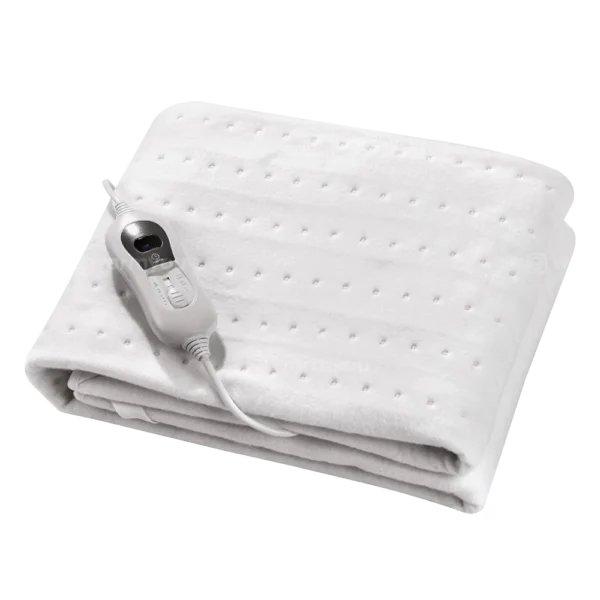 Elektrisches Wärmeunterbett für 1 Person - 150x80 cm - Abschaltautomatik - Warmyou Wärmeunterbett - Weiß