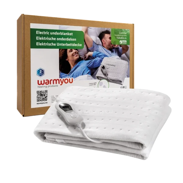 Elektrisches Wärmeunterbett für 1 Person - 150x80 cm - Abschaltautomatik - Warmyou Wärmeunterbett - Weiß – Bild 3