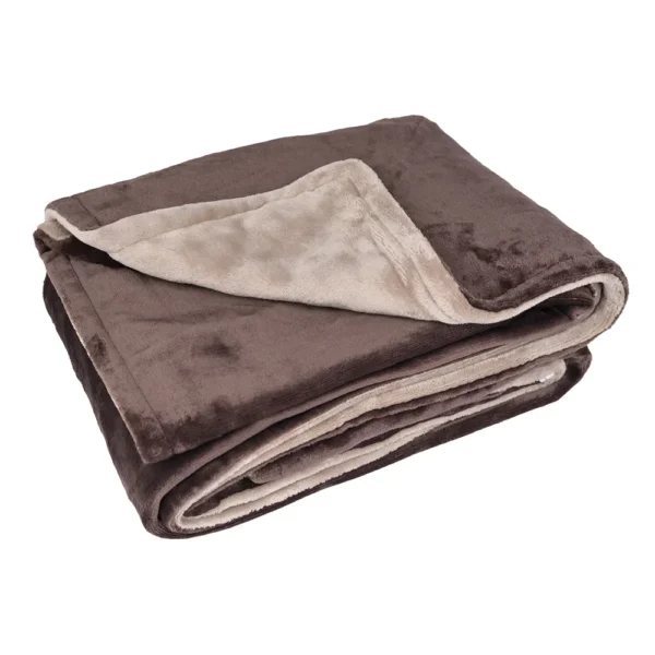 Warmyou Cuddels - Electric blanket - Heat blanket - Fleece - 3 settings - 160x120cm - Brown / Beige - OUTLET - Image 9
