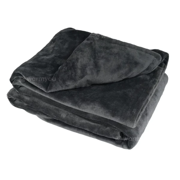 Warmyou Mylove XL - Elektrische deken - Warmtedeken - Fleece - 3 standen - 180×130cm - Antraciet (OUTLET) - Afbeelding 8