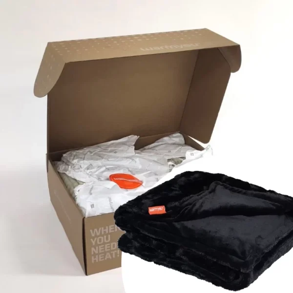 Elektrische Fleecedecke - Luxum - Schwarz - XL (OUTLET)