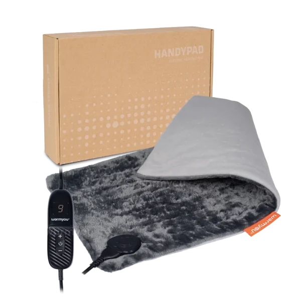 Electric heating pad – 60x30cm – 9 heat settings – Warmyou Handypad – Anthracite - Image 3