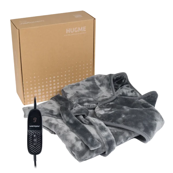 Electric heating pad Neck/Back 60x90cm – 9 heat settings – Warmyou Hugme - Anthracite - Image 3