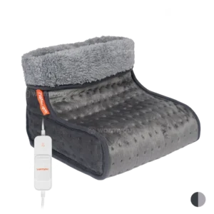 Elektrischer Fußwärmer Fleece – 30×30×23cm – 3 Heizstufen – Warmyou Lofum – Anthrazit