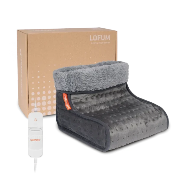 Electric foot warmer fleece – 30×30×23cm – 3 heat settings – Warmyou Lofum – Anthracite - Image 3